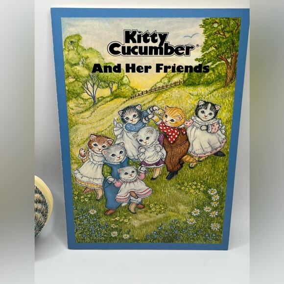 1980s Kitty Cucumber notebook and illustrated book, NWT - Picture 2 of 12